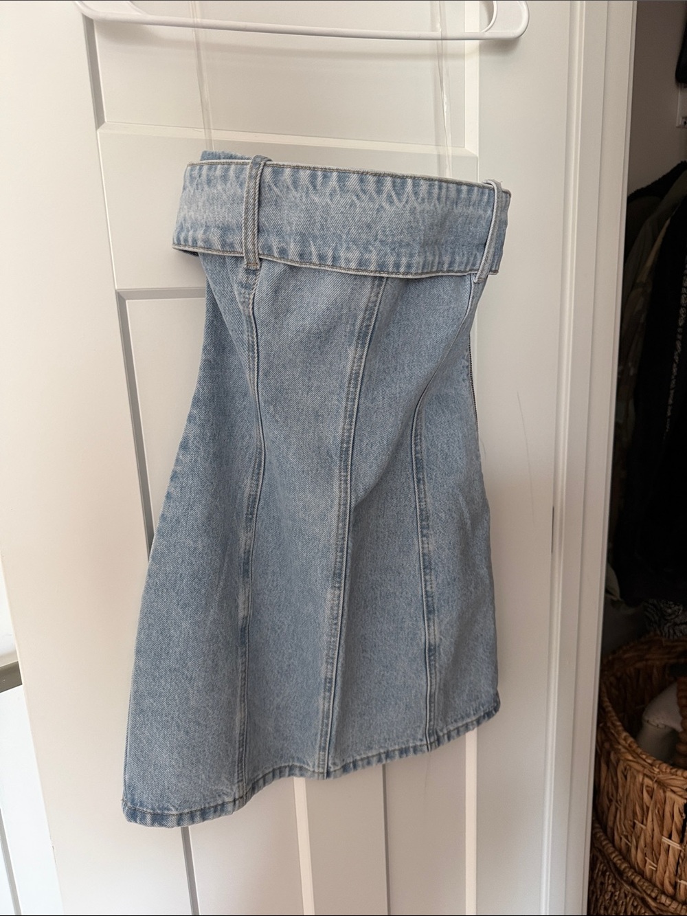 Meshki Light Blue Denim Dress